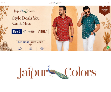 Jaipur Colors E-commerce Website