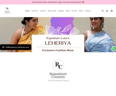 Rajasthani Creation E-commerce Store